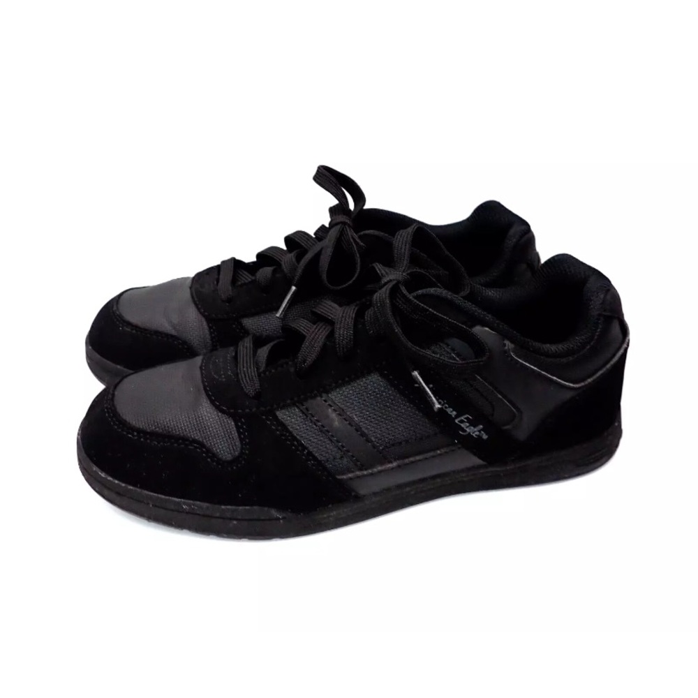 American Eagle Black Sneakers Size 5Y Kids Casual Skate